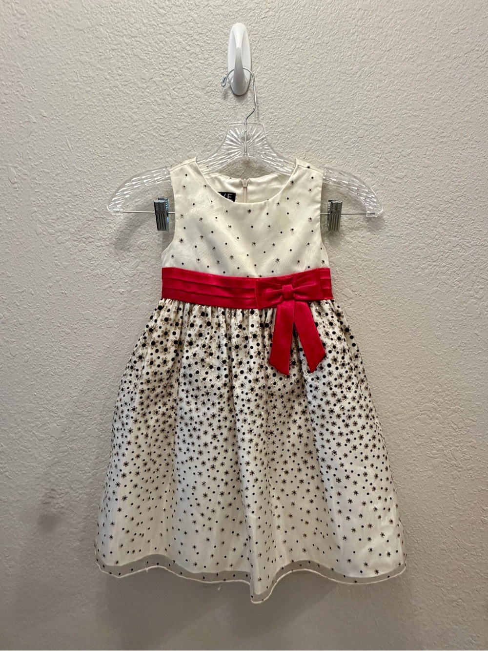 LOVE Girls Ivory Sparkle Holiday Party Dress – Size 5